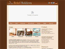 Tablet Screenshot of hotelmoldovaiasi.ro